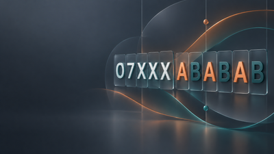 VIP UK mobile number pattern 07XXX ABABAB in Numbers Market